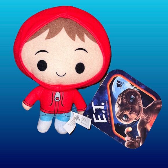 NWT Elliot Red Hoodie ET. THE EXTRATERRESTRIAL 6" Plush Toy Stuffed Animal - Picture 3 of 5